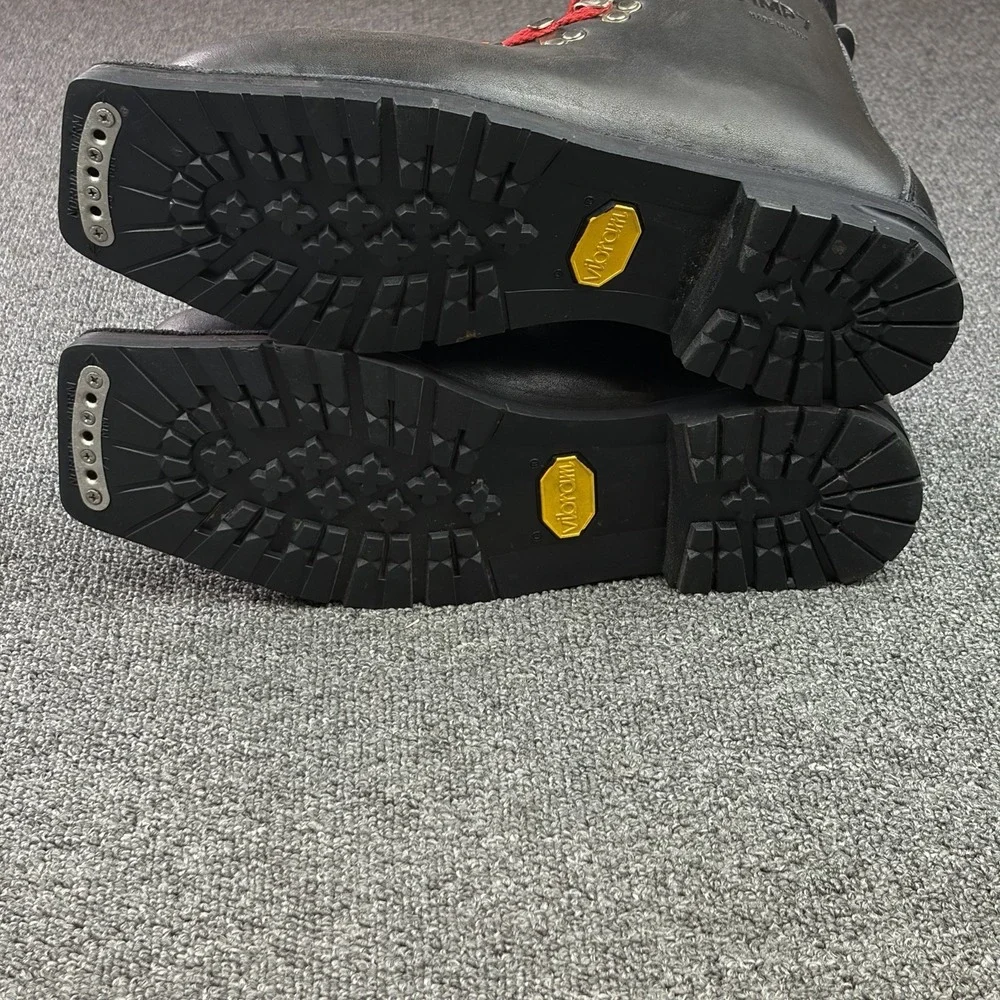 Gronell Camp 7 Italy Leather 75mm Mountaineering Hiking Boots Vibram Mens 9